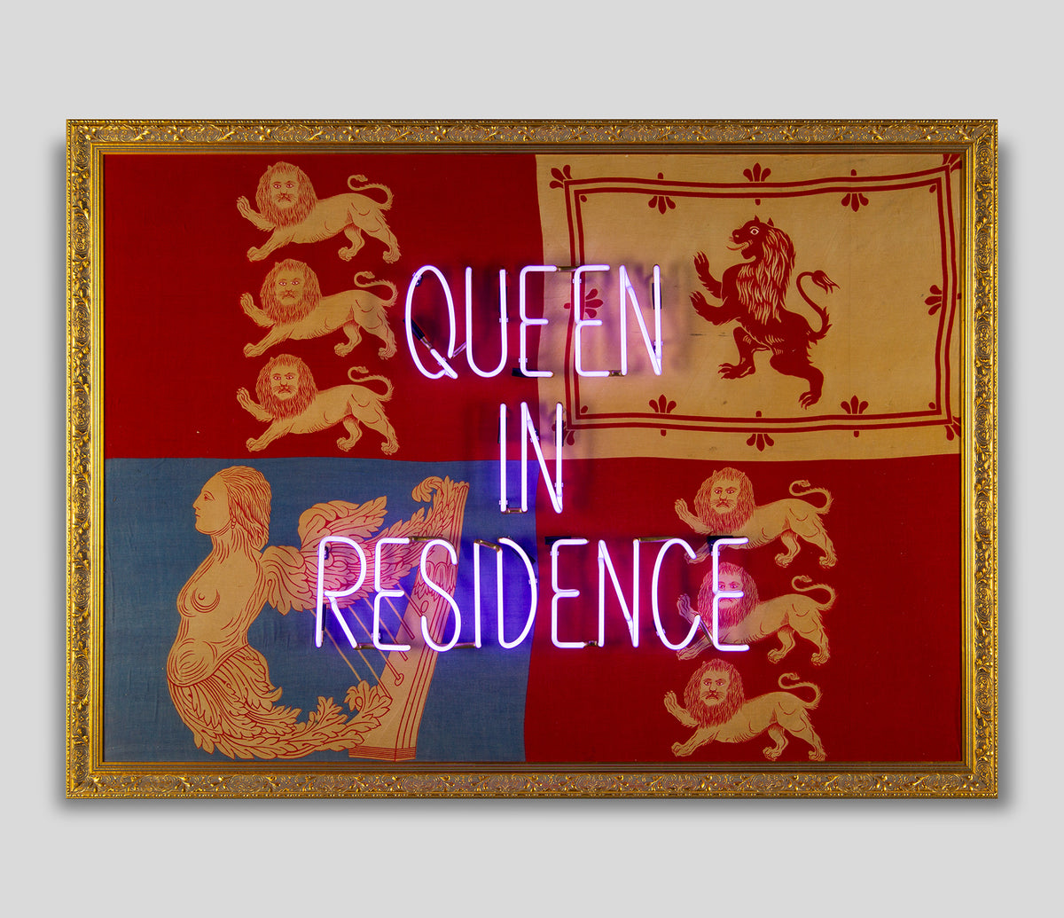 Queen In Residence - Violet Neon