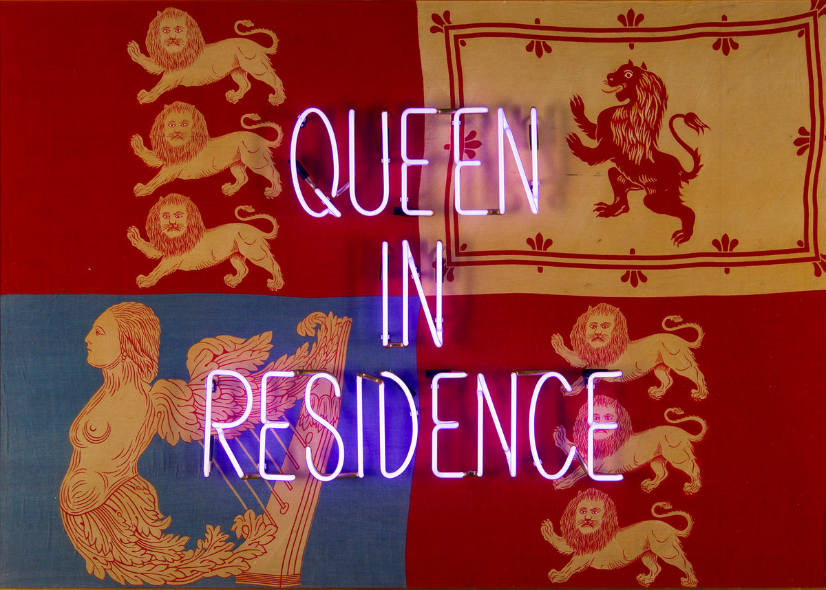 Queen In Residence - Violet Neon
