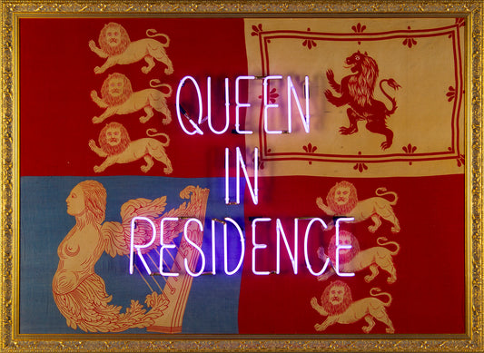 Queen In Residence - Violet Neon