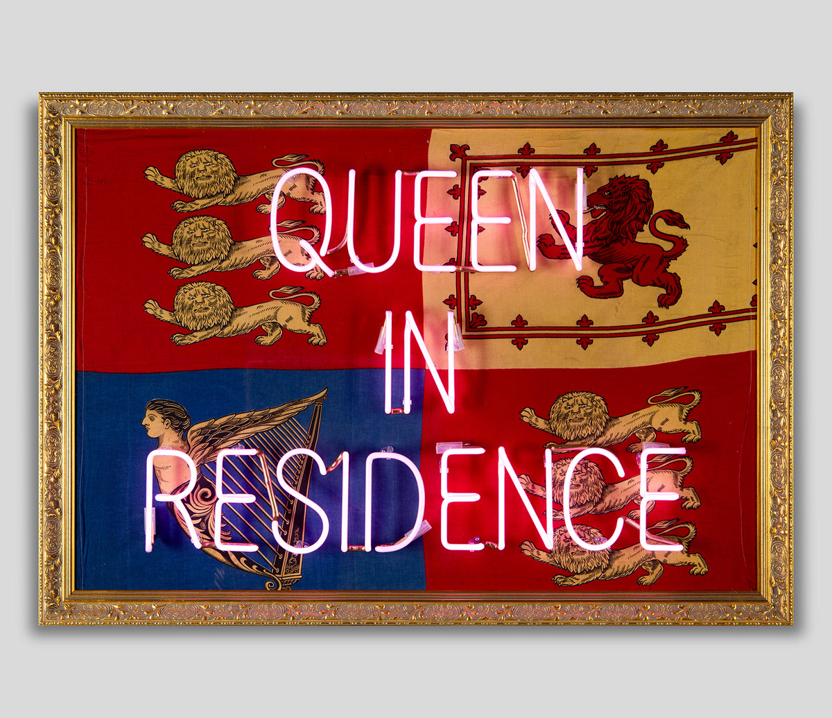 Queen In Residence - Pink Neon