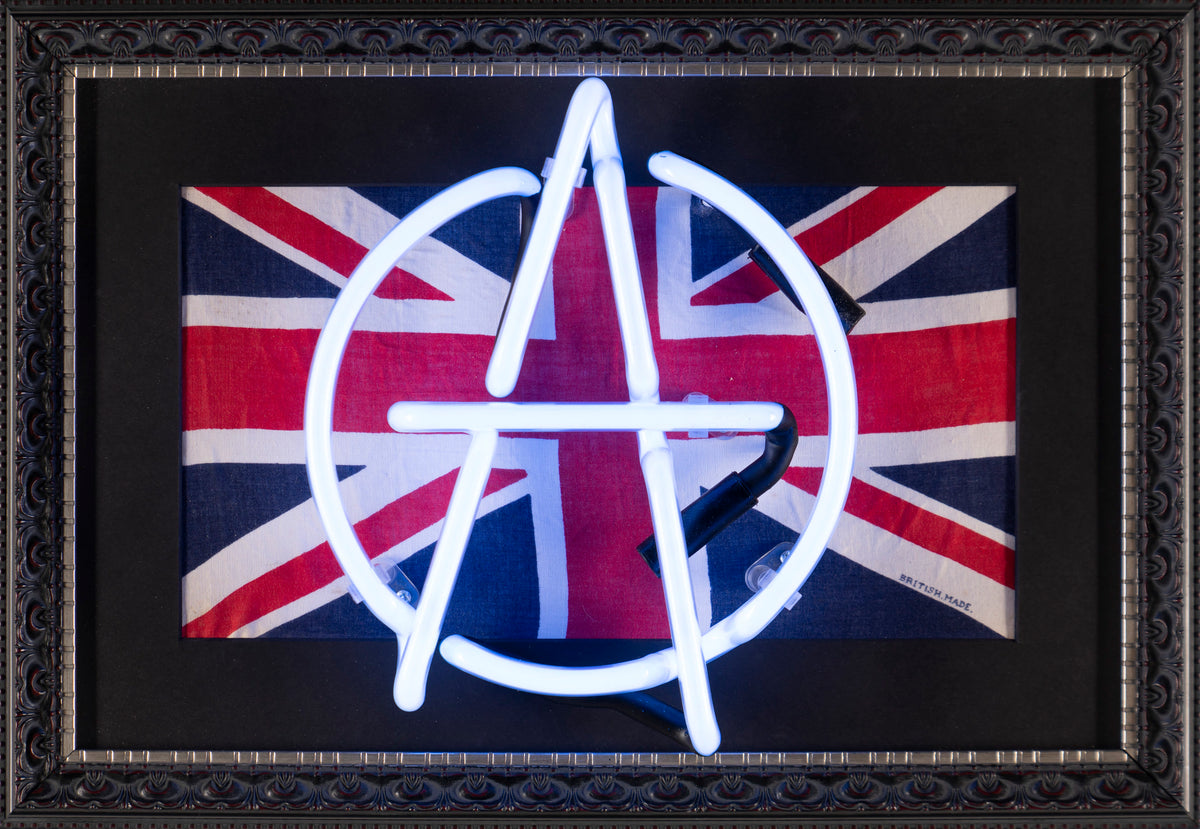Anarchy A - Blue Neon