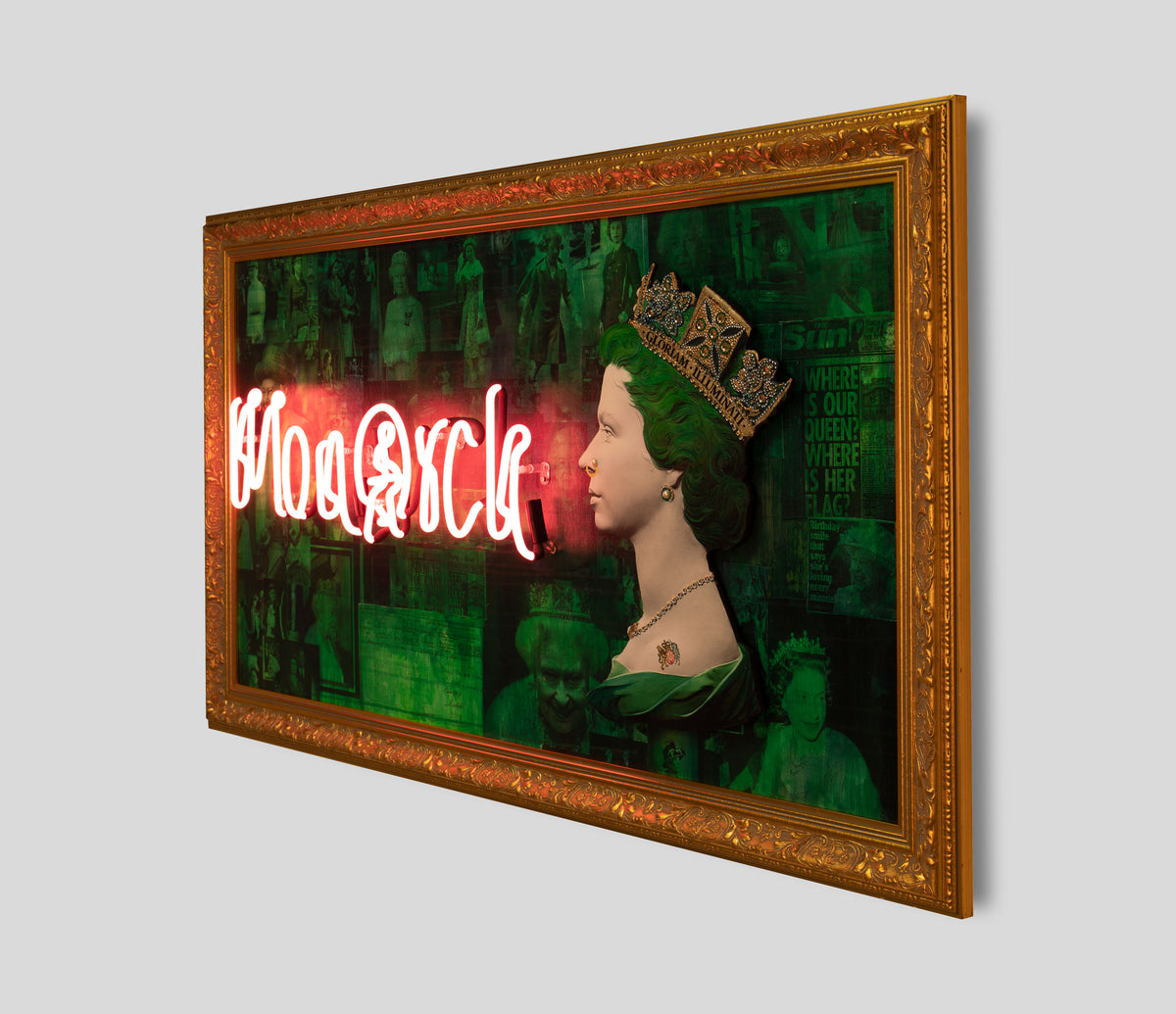 Green Monarch Queen - Pink Neon