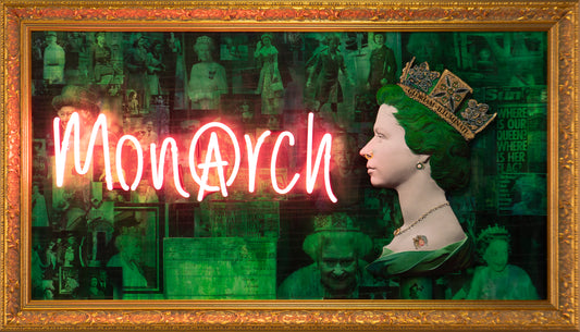 Green Monarch Queen - Pink Neon