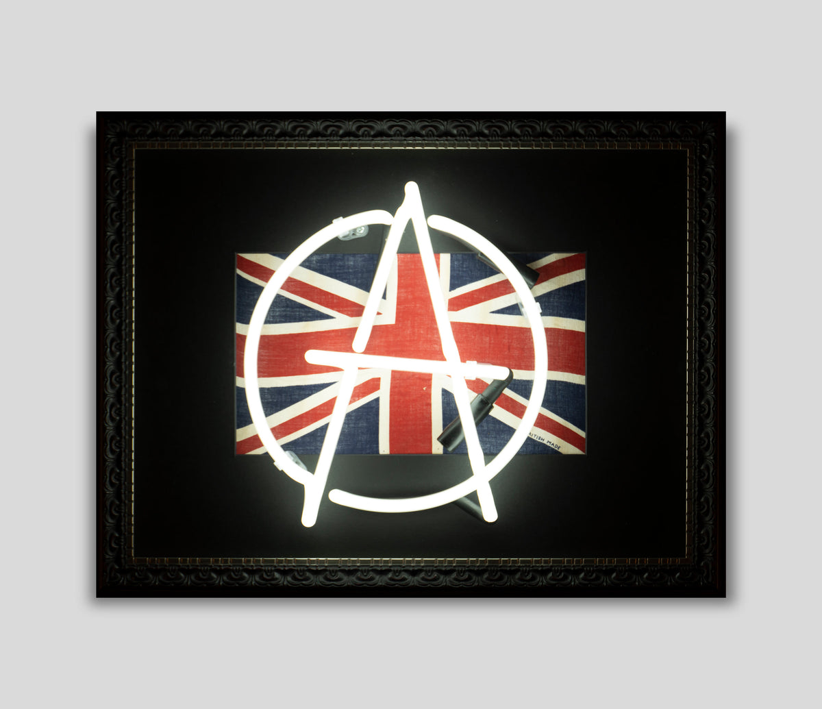 Anarchy A - White Neon
