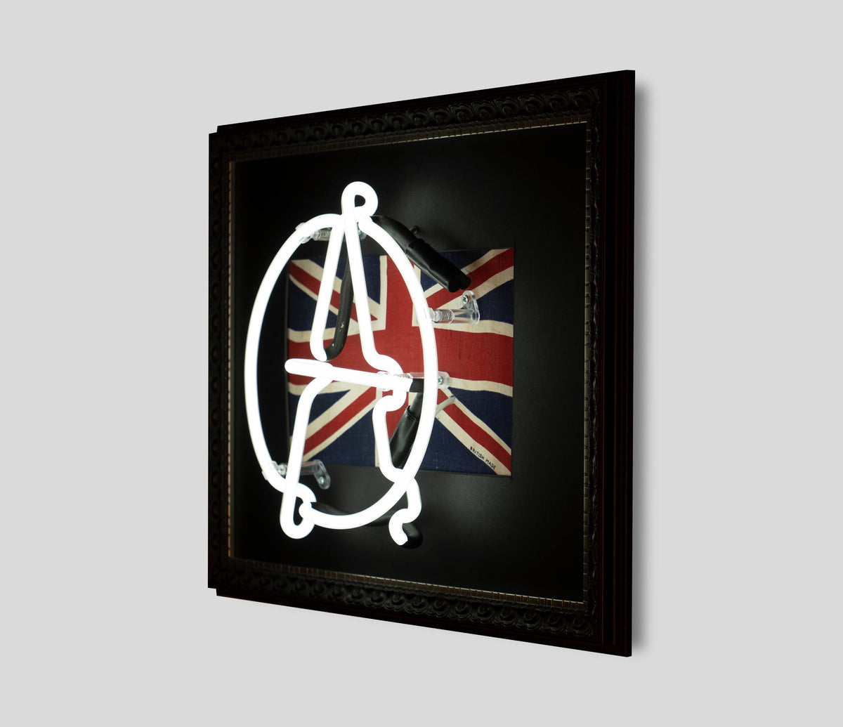 Anarchy A - White Neon