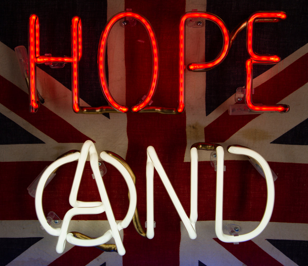 Hope and Glory - Union Jack Neon
