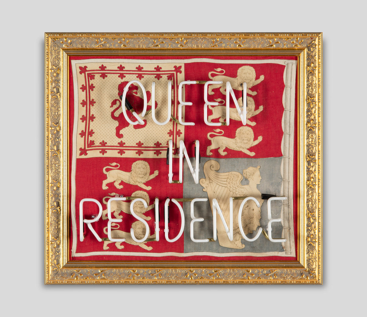 Queen In Residence - Red Neon