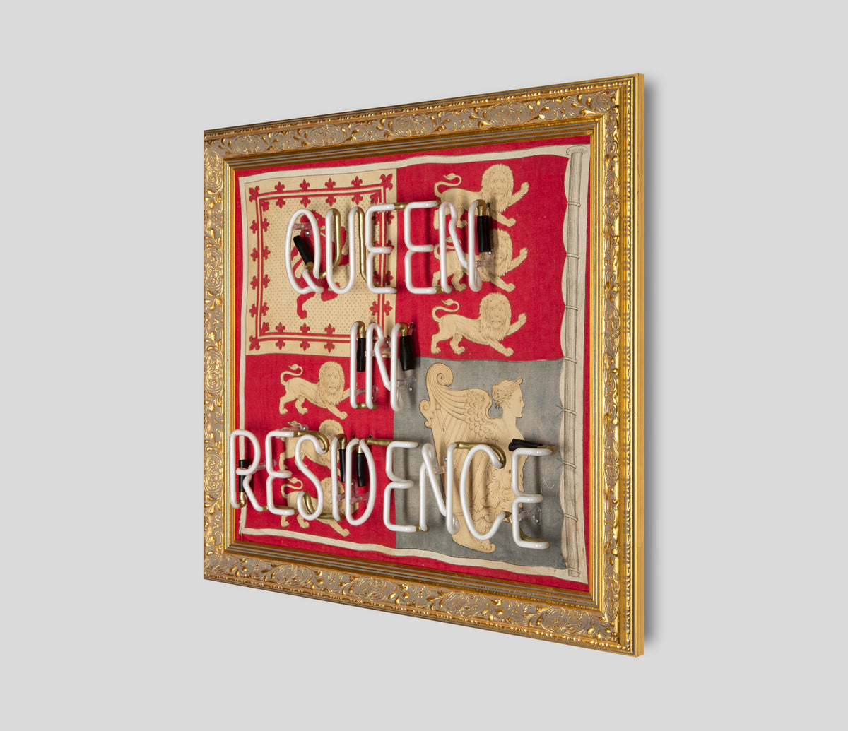 Queen In Residence - Red Neon