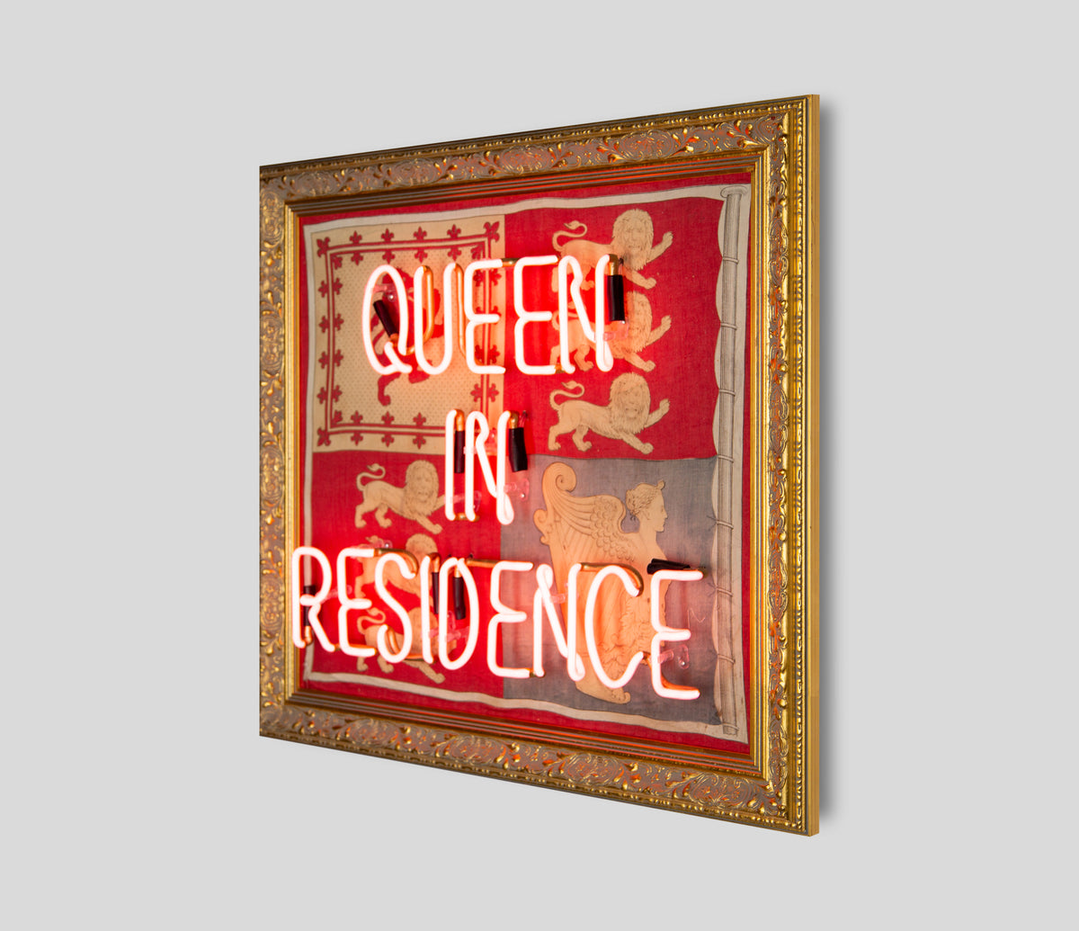 Queen In Residence - Red Neon