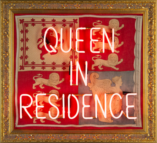 Queen In Residence - Red Neon