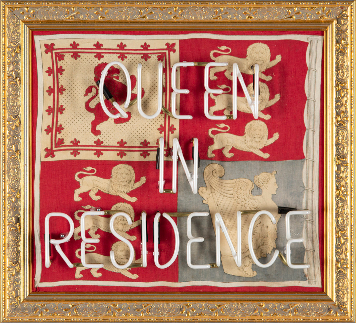 Queen In Residence - Red Neon