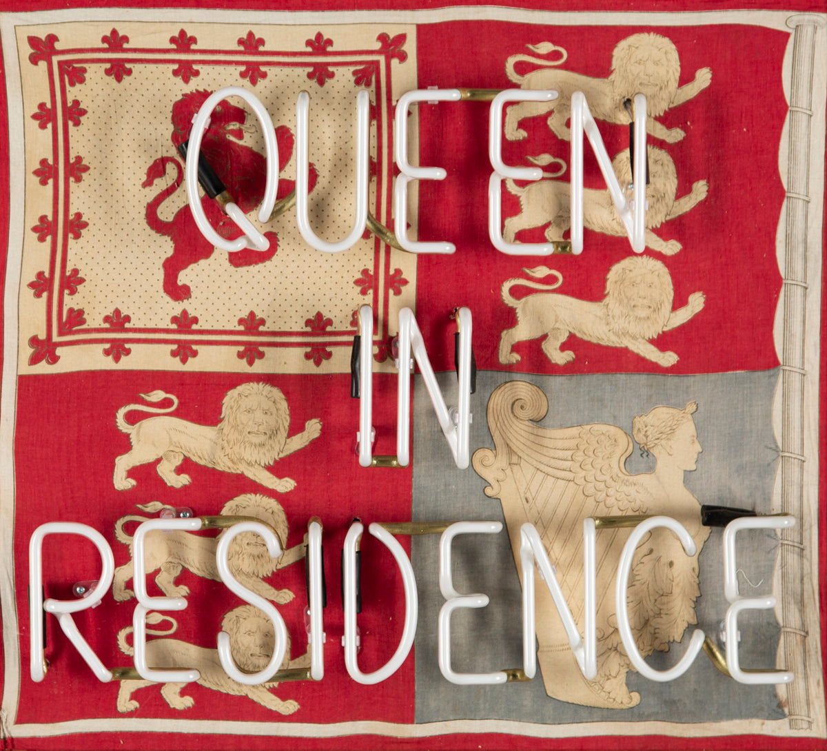 Queen In Residence - Red Neon