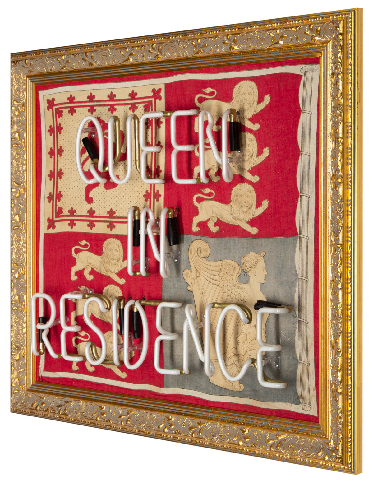 Queen In Residence - Red Neon