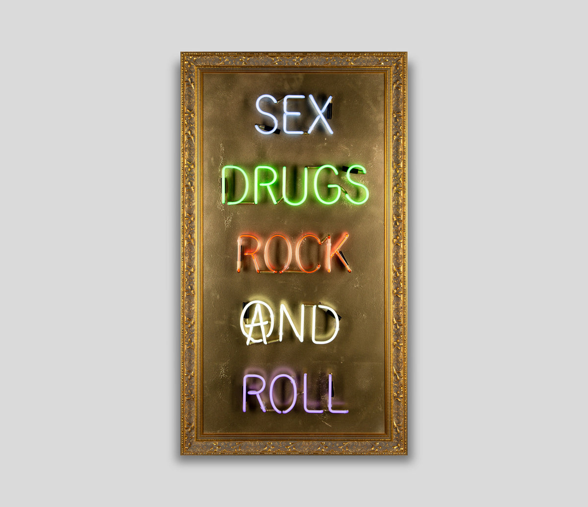 Sex Drugs Rock And Roll - Gold