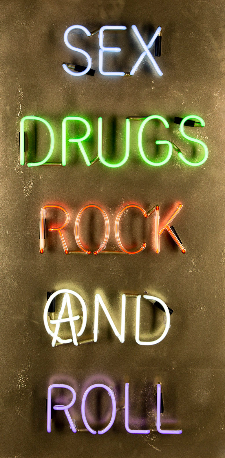 Sex Drugs Rock And Roll - Gold