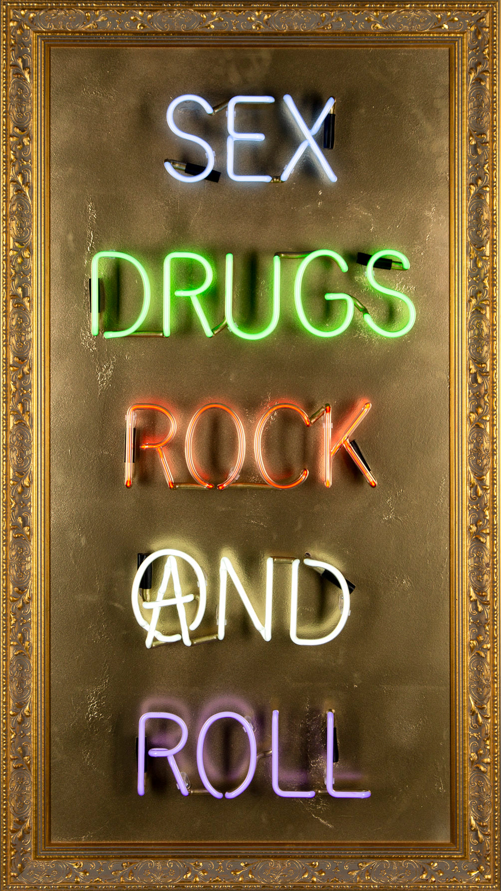 Sex Drugs Rock And Roll - Gold