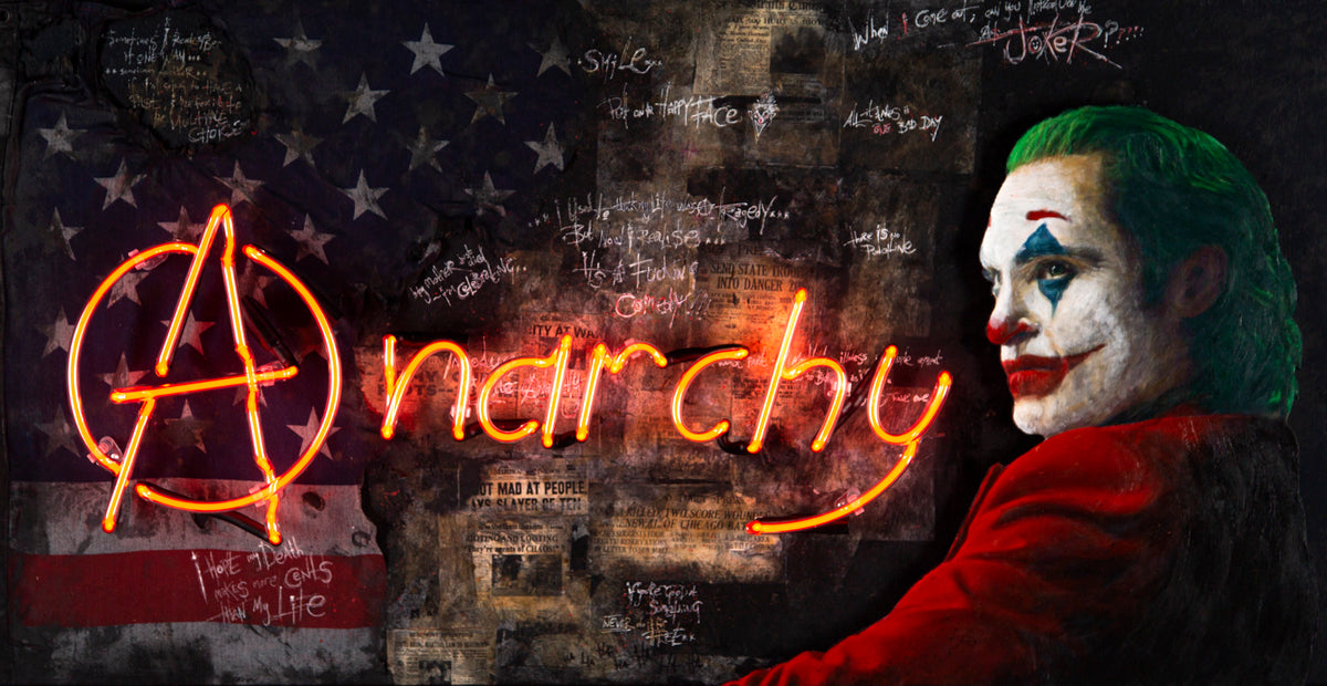 Joker Anarchy - Red Neon