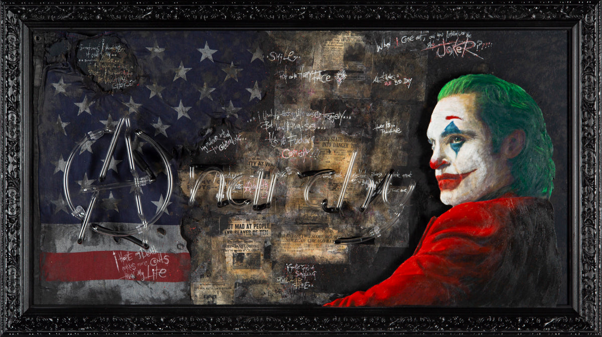 Joker Anarchy - Red Neon