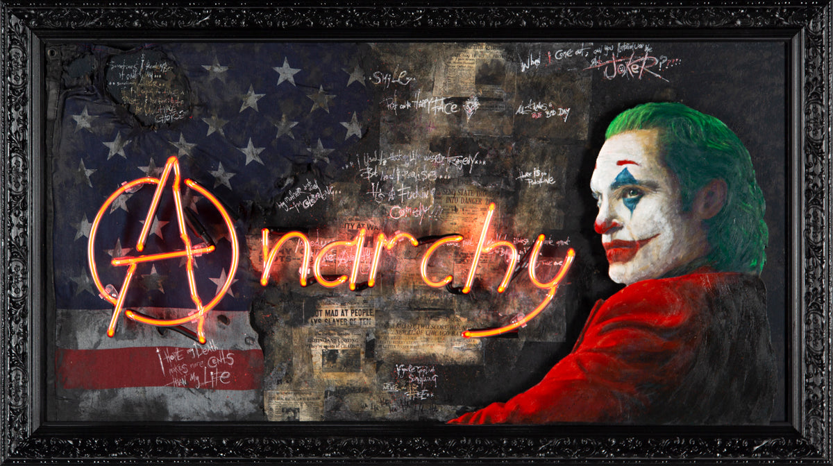 Joker Anarchy - Red Neon