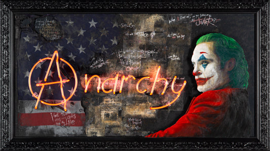 Joker Anarchy - Red Neon