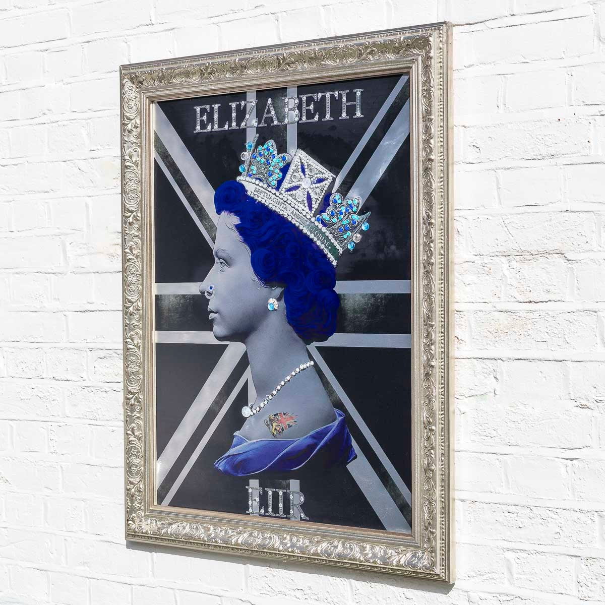 Queen Print - Black/Silver